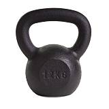 KETTLEBELL 12KG BLACK MAT OPTIMUM