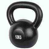 KETTLEBELL 18KG BLACK MAT OPTIMUM
