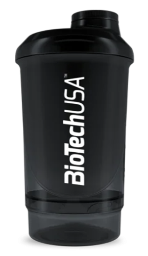 SHAKER NEVER STOP  ΜΑΥΡΟ 500ml (+150ML)