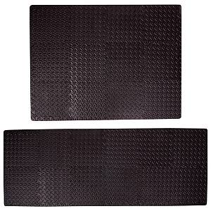 ΔΑΠΕΔΟ ΠΡΟΣΤΑΣΙΑΣ ΜΑΥΡΟ inSPORTline Famkin (12 πλακάκια, 18 άκρες)