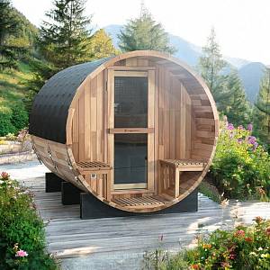 Barrel Sauna inSPORTline Viduor 600 – Cedar Wood