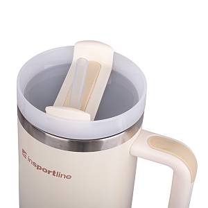 Insulated Travel Mug (Beige) inSPORTline Misakafi Tumbler 1,200 ml