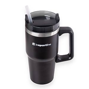 Insulated Travel Mug (Black) inSPORTline Misakafi Tumbler 600 ml