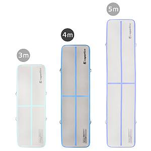 Inflatable Exercise Mat inSPORTline Airstunt 400 x 100 x 10 cm White