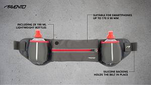 Avento Ζώνη με 2 δοχεία νερού