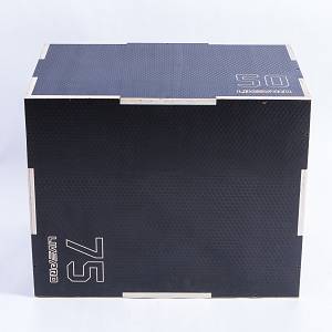 3 σε 1 Πλειομετρικό Κουτί Ξύλινο (Plyo Box) (Anti-Slip)