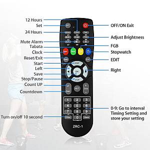 ΤΗΛΕΧΕΙΡΙΣΤΗΡΙΟ ΓΙΑ ΧΡΟΝΟΜΕΤΡΟ CROSSFIT  CX-TM03