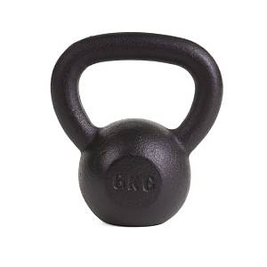 KETTLEBELL 6KG BLACK MAT OPTIMUM