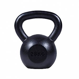KETTLEBELL 28KG BLACK MAT OPTIMUM