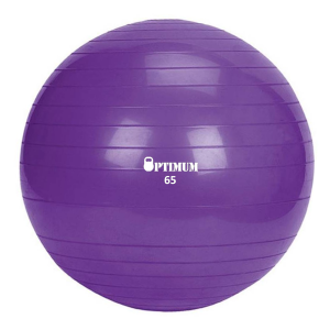 GYM BALL 65CM (ΜΟΒ) ANTI-BURST 1100GR OPTIMUM
