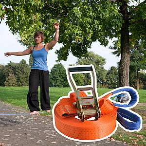 Slackline inSPORTLine ergo 15 m