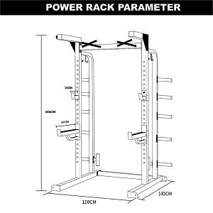 POWER HALF RACK (RK212) OPTIMUM