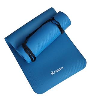 ΣΤΡΩΜΑ ΑΣΚΗΣΕΩΝ (ΜΠΛΕ) NBR 183x61x1,5cm  OPTIMUM