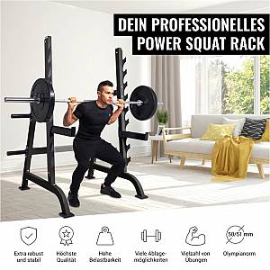 HALF POWER LIFTING RACK OPTIMUM