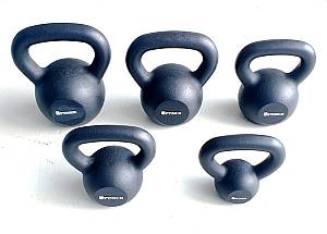 KETTLEBELL 4kg BLACK MAT OPTIMUM