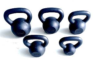 KETTLEBELL 4kg BLACK MAT OPTIMUM