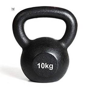 KETTLEBELL 10KG BLACK MAT OPTIMUM