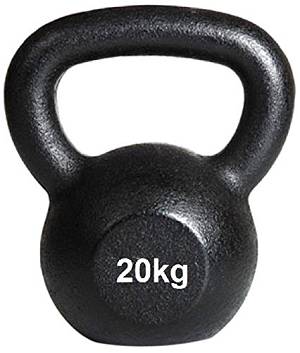 KETTLEBELL 20KG BLACK MAT OPTIMUM