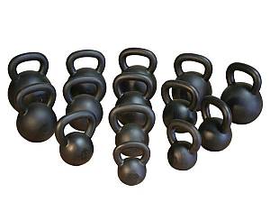 KETTLEBELL 24KG BLACK MAT OPTIMUM