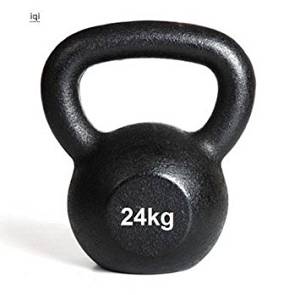 KETTLEBELL 24KG BLACK MAT OPTIMUM
