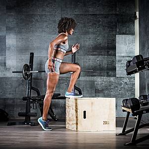 PLYOMETRIC BOX WOOD 70X60X50CM OPTIMUM