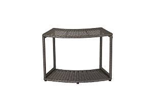 MSpa Wicker Open Storage Unit - for round Spa