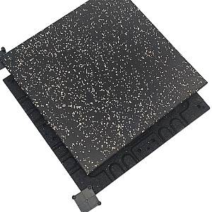 Viking Πάτωμα Γυμναστηρίου Διπλής Επίστρωσης με άσπρες Κουκίδες. Πάχος 2 εκατοστά.