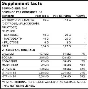 Isotonic Drink 900gr (TRUE NUTRITION)
