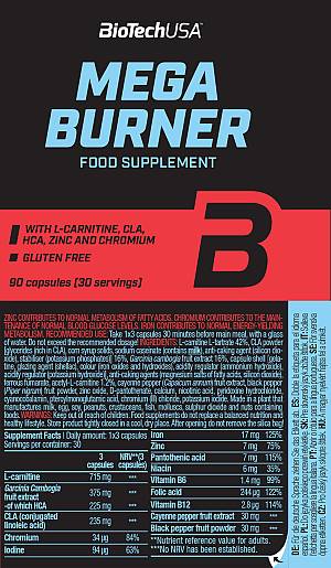 Mega Burner 90caps (BIOTECH USA)
