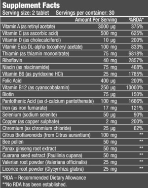 B-Complex 60tabs (BIOTECH USA)