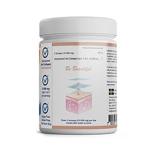 Fish Collagen Powder 300gr 10.000mg (SWEDISH NUTRA)