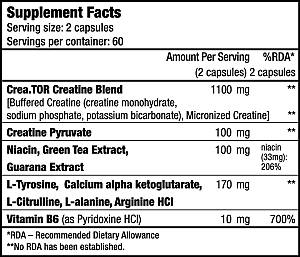 CreaTor 120caps (BIOTECH USA)