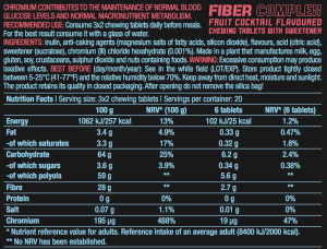 Fiber Complex 120chewtabs (BIOTECH USA)