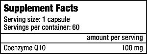 Q10 Coenzyme 60 tabs (BIOTECH USA)