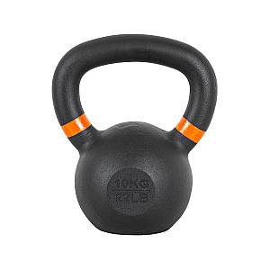 Cast Iron 10 kg Kettlebell inSPORTline Powder