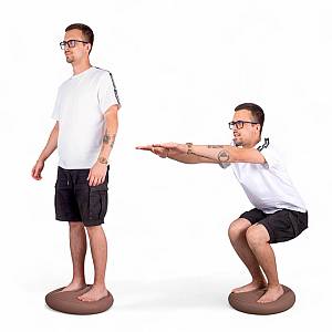 Balance Trainer inSPORTline Bumy BC450 (mocha)