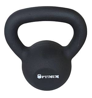 KETTLEBELL 10KG BLACK MAT OPTIMUM