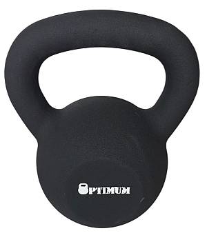 KETTLEBELL 16KG BLACK MAT OPTIMUM