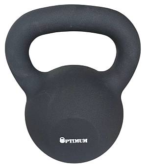 KETTLEBELL 28KG BLACK MAT OPTIMUM