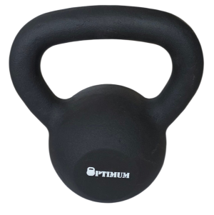 KETTLEBELL 8KG BLACK MAT OPTIMUM