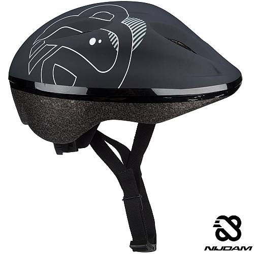 Nijdam Κράνος Παιδικό Μαύρο "Dark Storm"