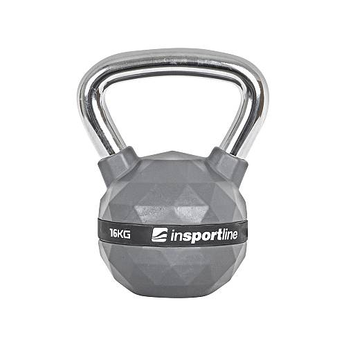 RUBBER-COATED 16KG KETTLEBELL INSPORTLINE PU