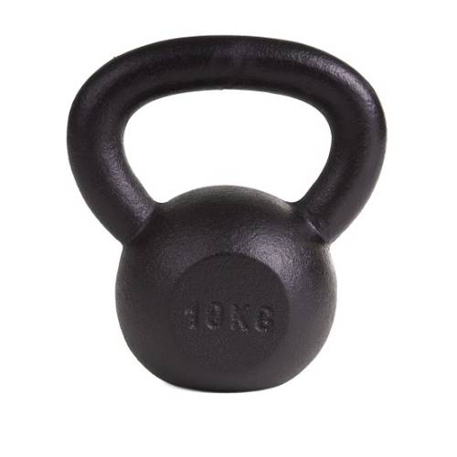 KETTLEBELL 10KG BLACK MAT OPTIMUM