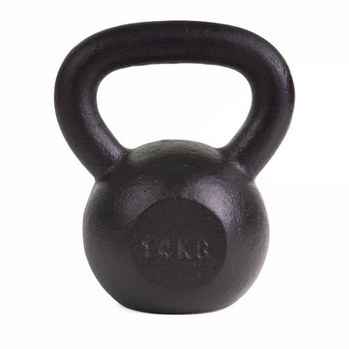KETTLEBELL 14KG BLACK MAT OPTIMUM