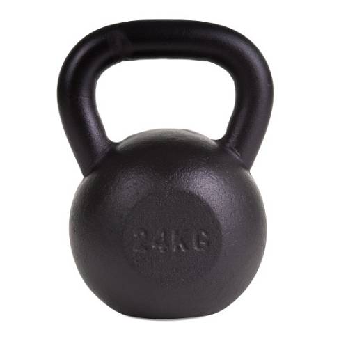 KETTLEBELL 24KG BLACK MAT OPTIMUM
