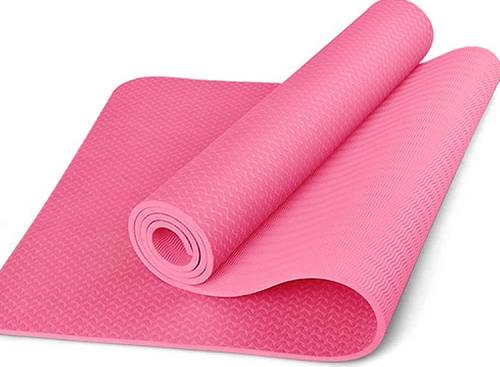 TPE YOGA MAT (ΡΟΖ) 183X61X0,6CM OPTIMUM