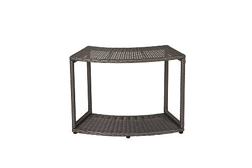 MSpa Wicker Open Storage Unit - for round Spa