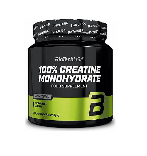 100% Creatine Monohydrate 500gr (BIOTECH USA)