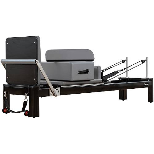 Viking Aluminium Pilates Reformer (Black)