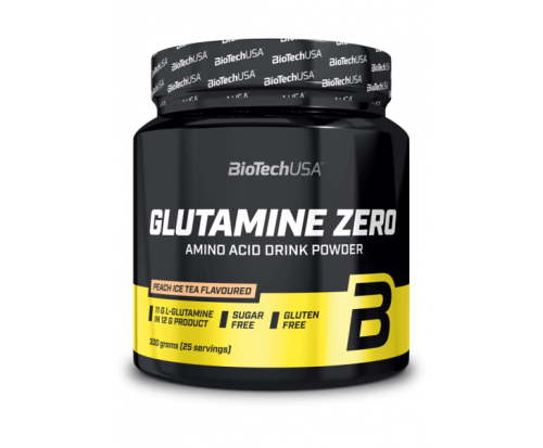 Glutamine Zero 300gr Peach Ice Tea (BIOTECH USA)